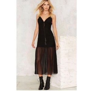 Nasty Gal “Nice to see you sheer dress”